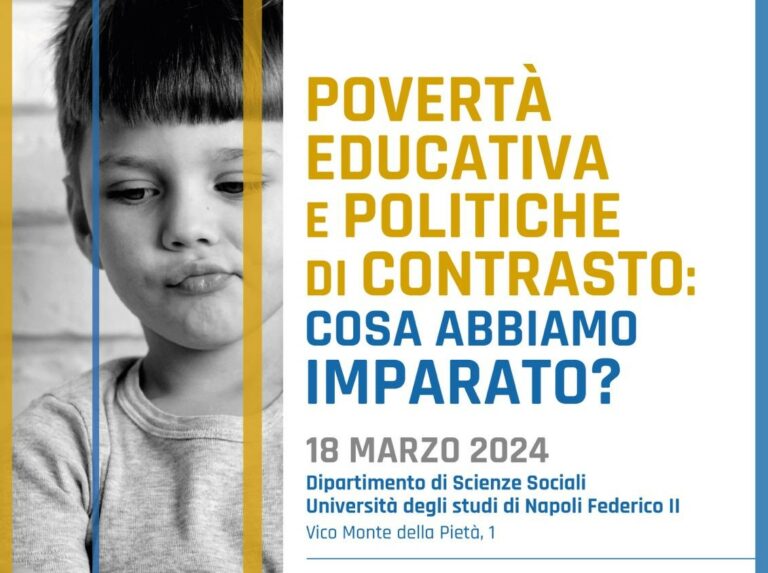 Povertà educativa convegno